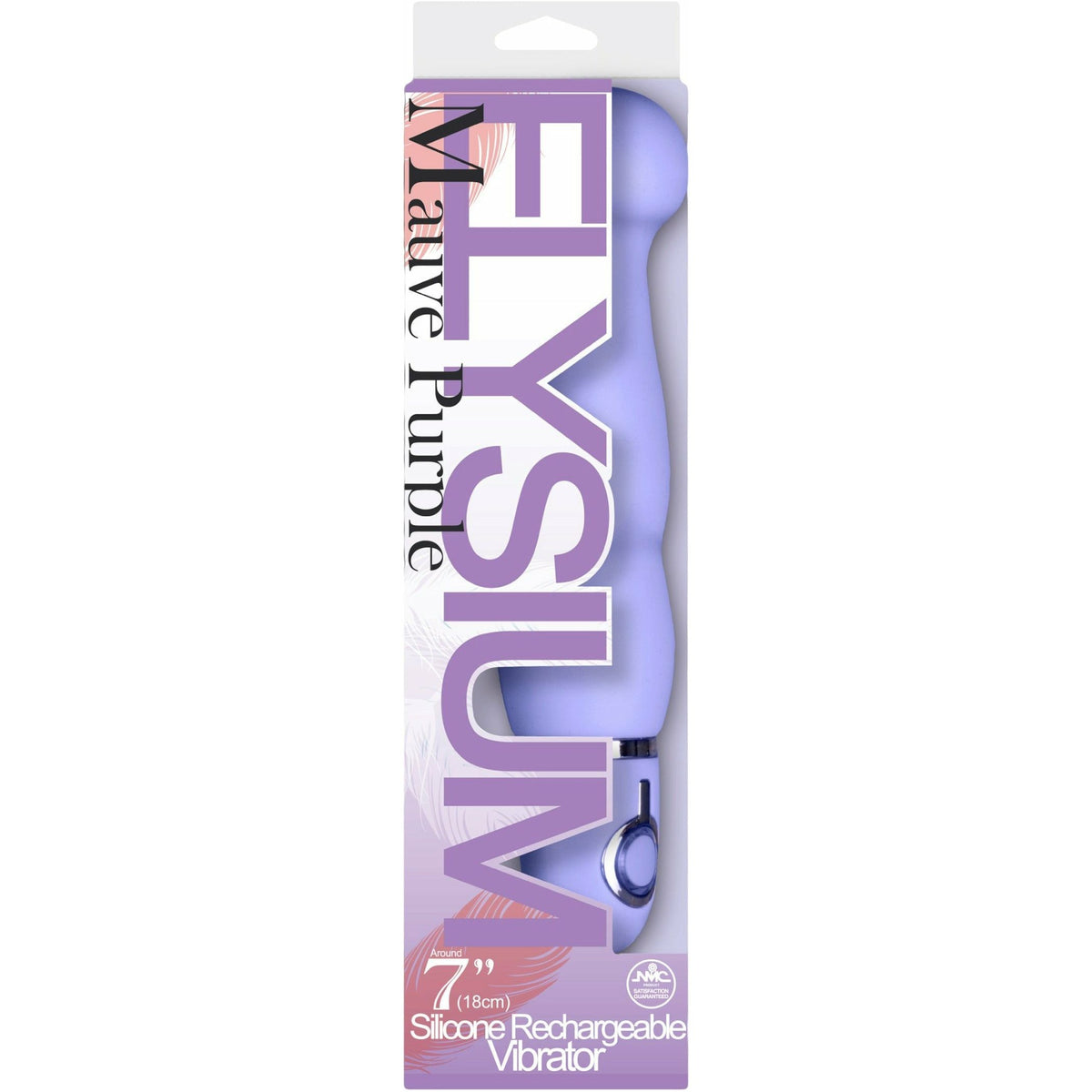 NMC Elysium - 7 Inch Silicone Vibrator - Purple