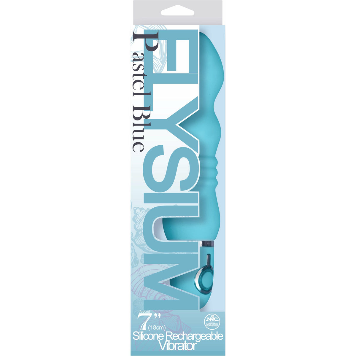 NMC Elysium - 7 Inch Silicone Vibrator - Blue
