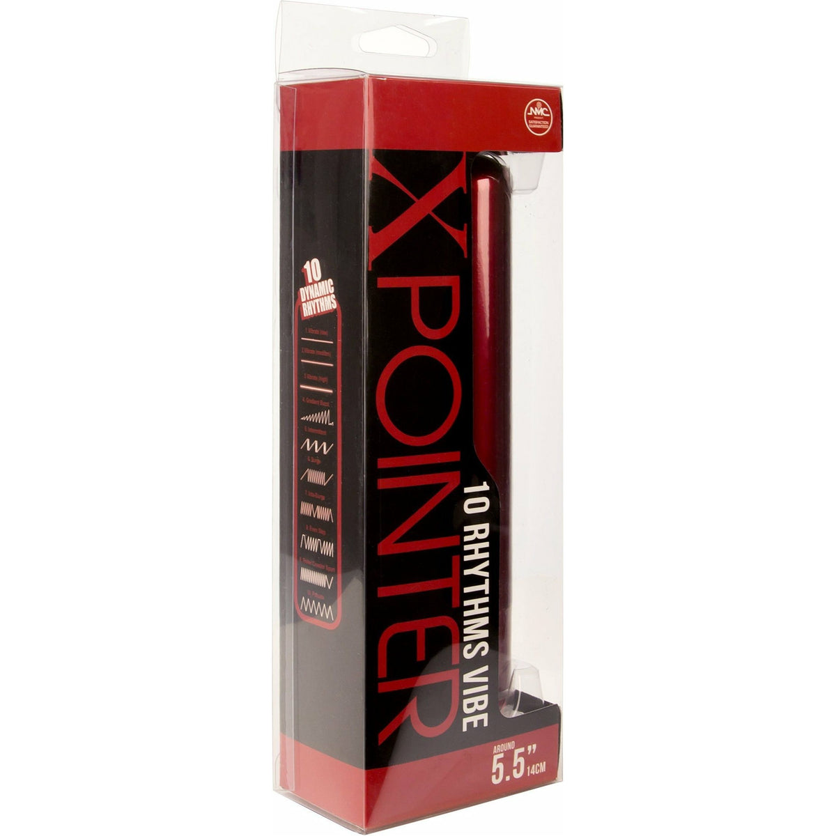 NMC X Pointer - 5.5 Inch Bullet Vibrator - Red