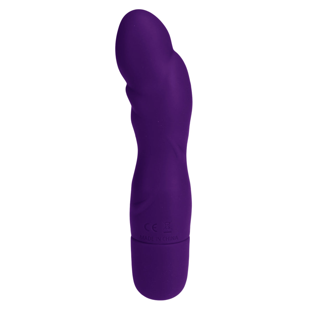 NMC First Night 5 inch Silicone 10 Function G-Spot Vibe with Ripples - Purple
