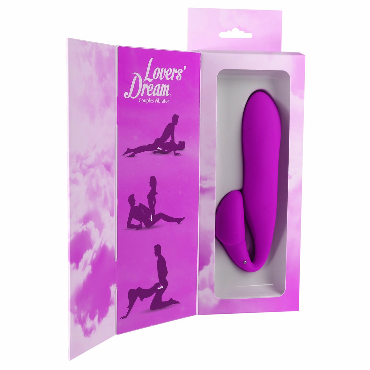 Lover&#39;s Dream Couples Vibrator - Purple