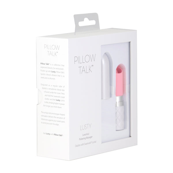 Pillow Talk® Lusty Luxurious Flickering Massager - Pink
