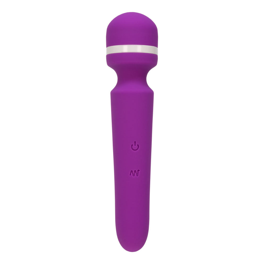 Pure Love®- Vibrating Massage Wand With 20 Functions – Purple