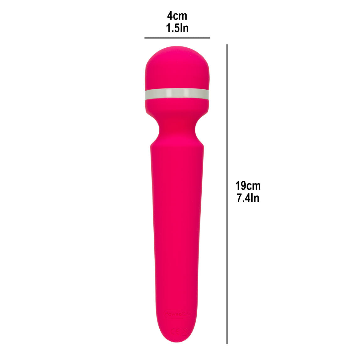 Pure Love®- Vibrating Massage Wand With 20 Functions – Pink