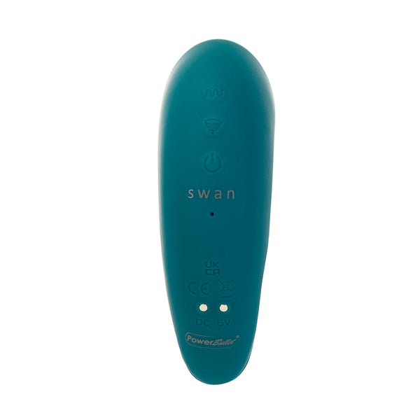 The Monarch Swan®- Transform With A Twist Vibrator & Stimulator - Teal