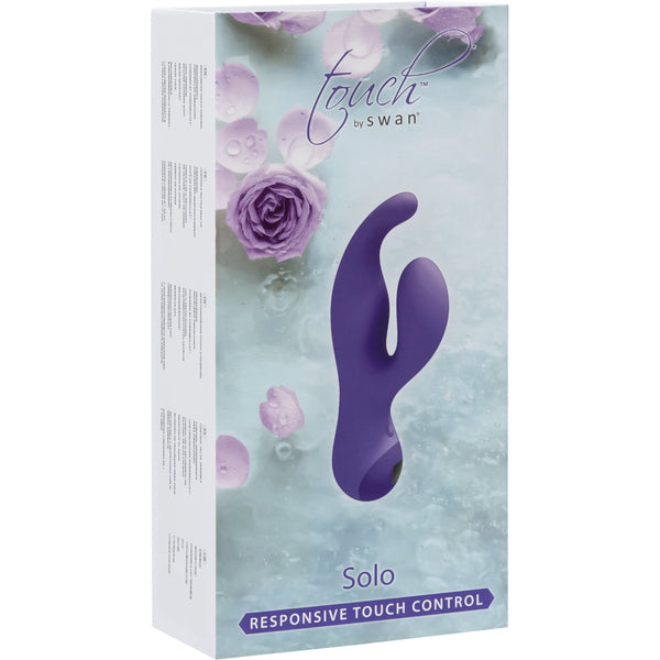 Swan Touch - Solo - Dual Vibrator - Rechargeable - Purple
