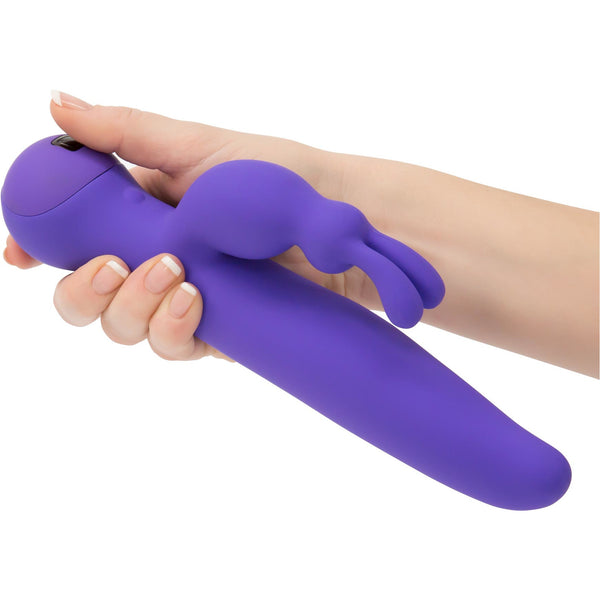 Swan Touch - Duo - Dual Rabbit Vibrator - Rechargeable - Purple