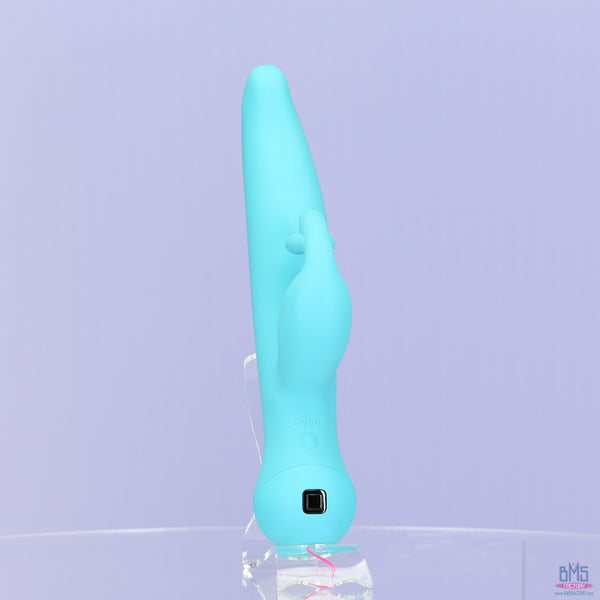 Swan Touch - Trio - Rabbit Vibrator - Rechargeable - Teal