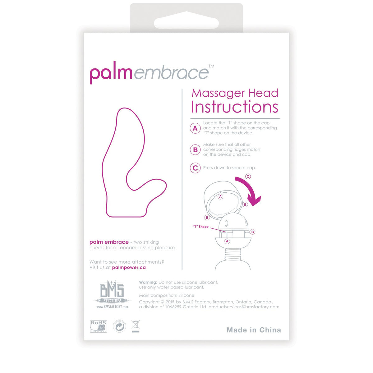 PalmPower PalmEmbrace Head Attachment (For use with PalmPower)