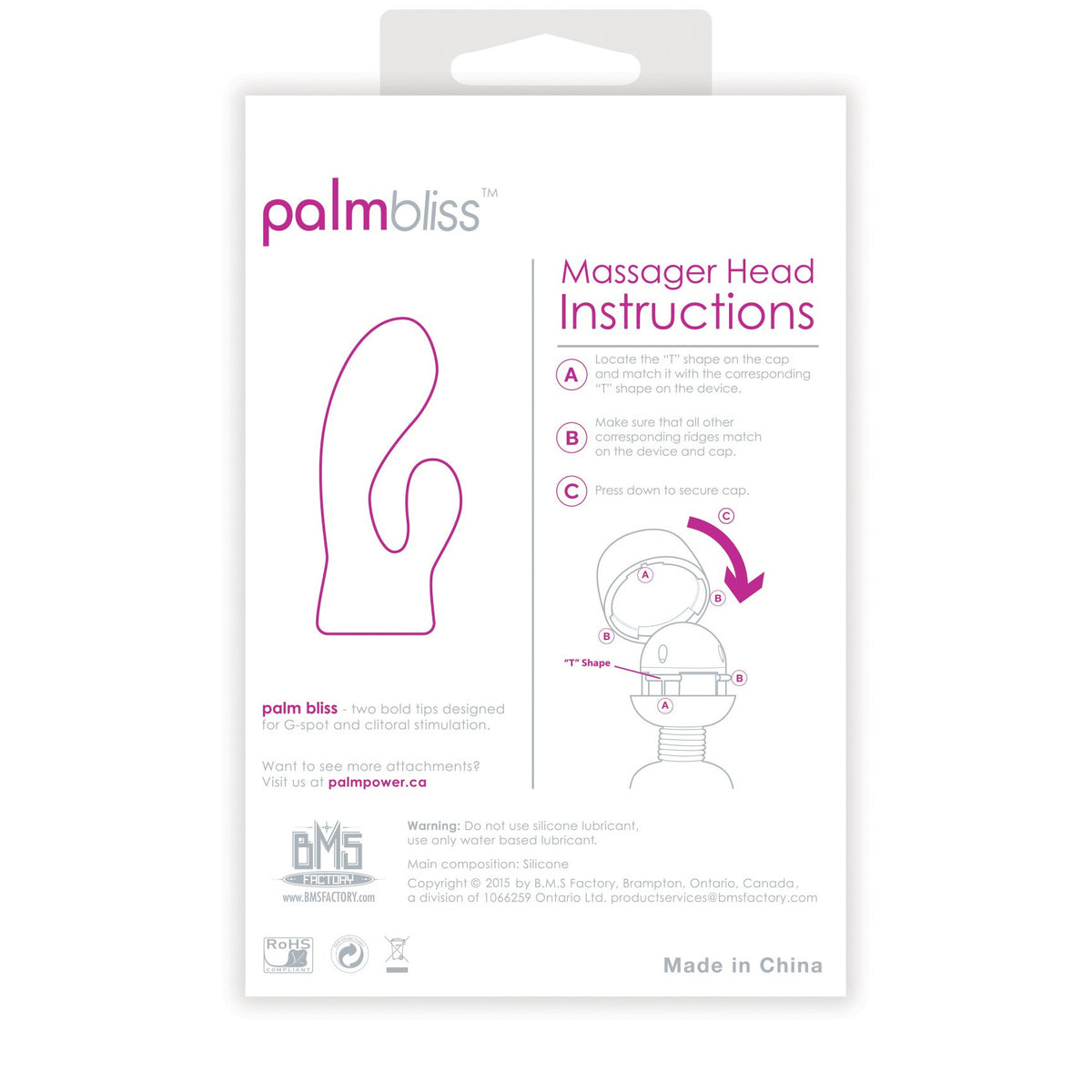 PalmPower PalmBliss Head Attachment (For use with PalmPower)