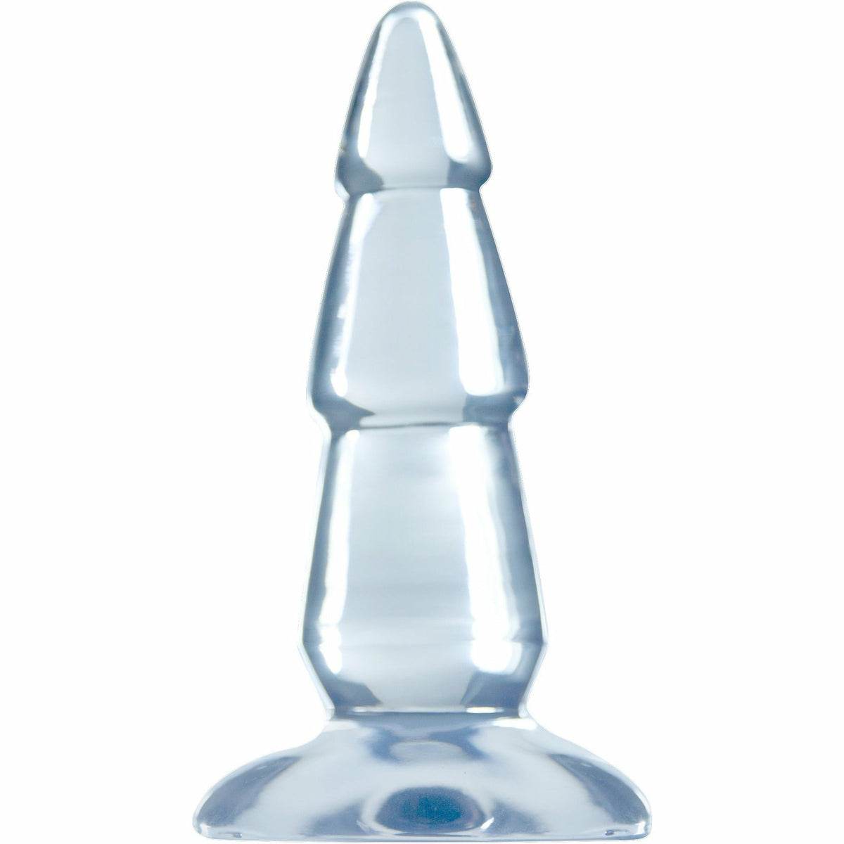NMC Jelly Crystal - Rigid Butt Plug - Clear - 6&quot;
