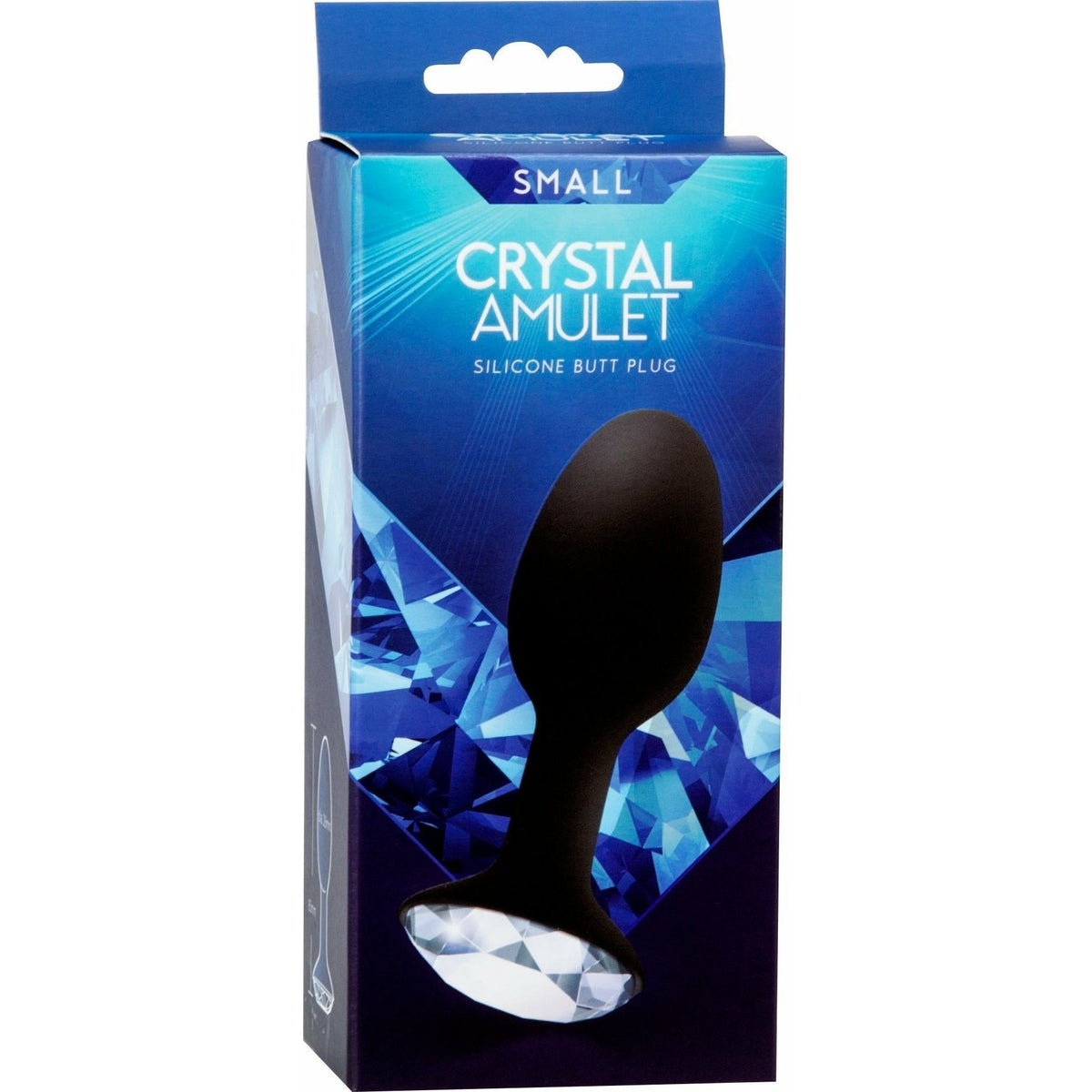 Seven Creations Crystal Amulet Silicone Butt Plug - Small