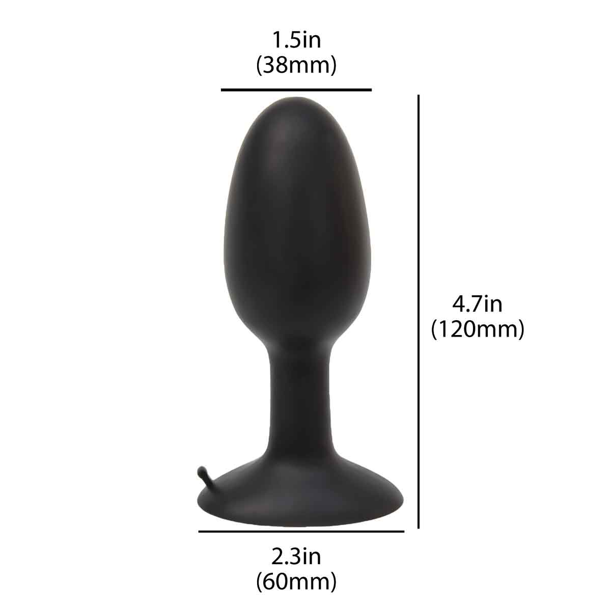 Seven Creations Roll Play Silicone Unisex Anal Plug - Large