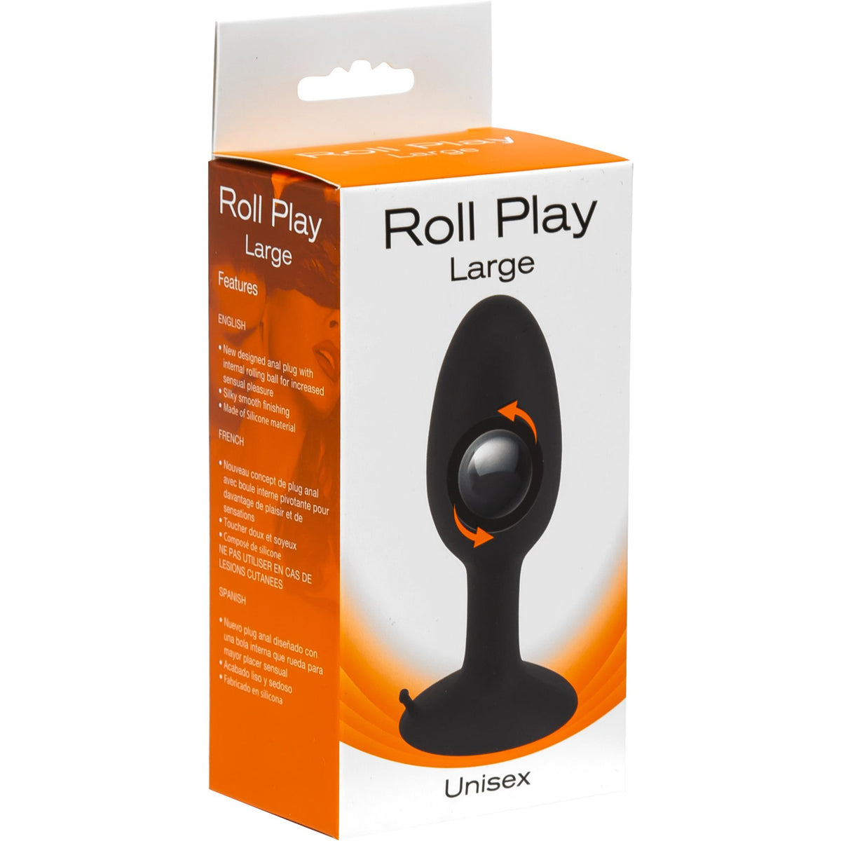 Seven Creations Roll Play Silicone Unisex Anal Plug - Large | BMS Enterprises Seven Creations Roll Play Silicone Unisex Anal Plug - Large | BMS Enterprises