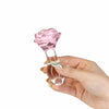 Pillow Talk - Rosy- Luxurious Glass Anal Plug