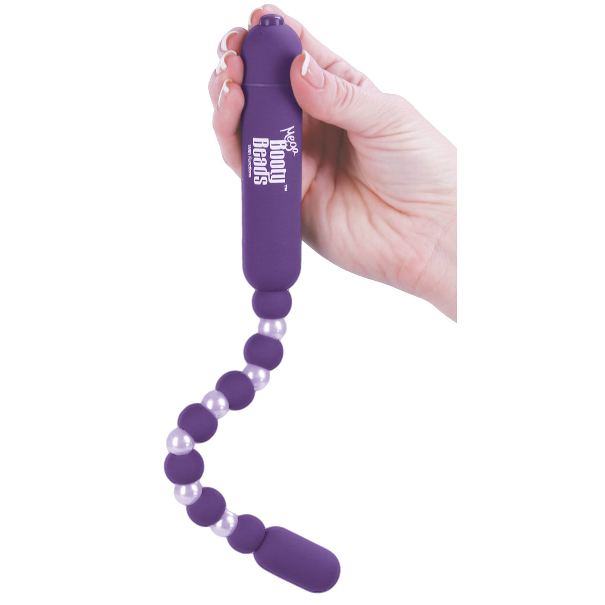 PowerBullet Mega Booty Beads with 7 Functions - Violet