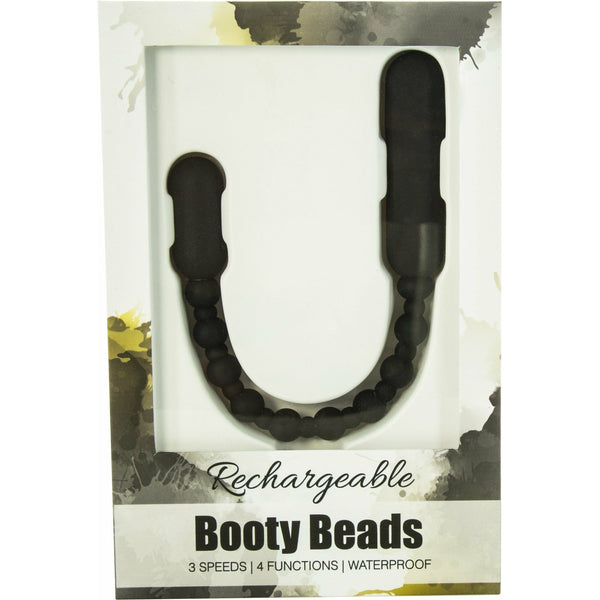 PowerBullet Rechargeable Booty Beads - Black