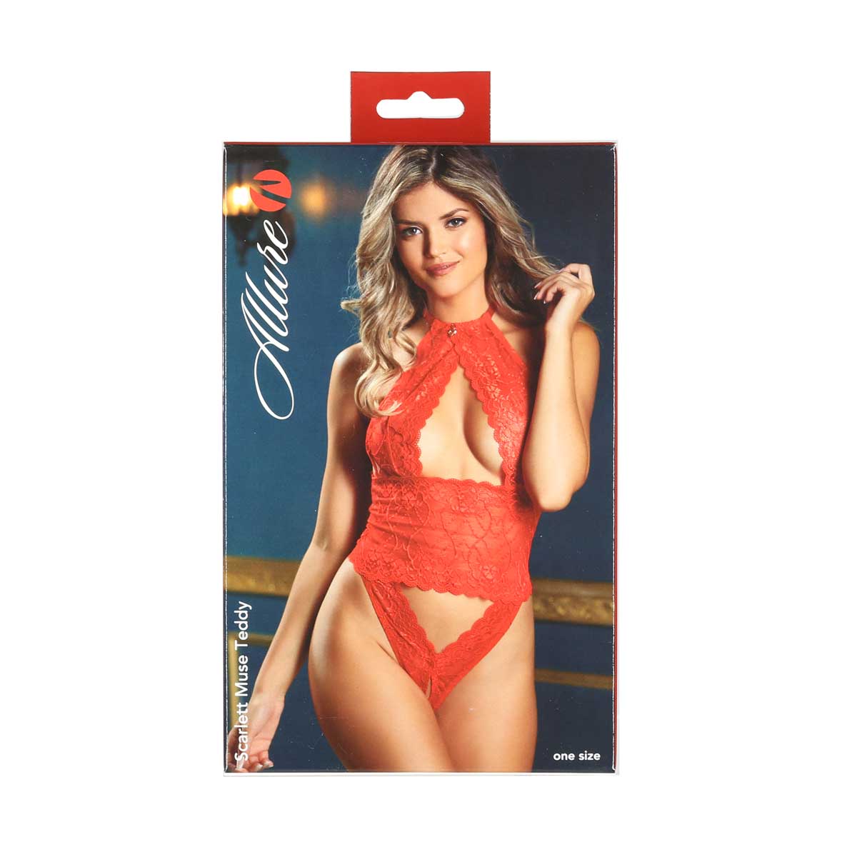 Allure – Scarlett Muse Teddy – Red – One Size