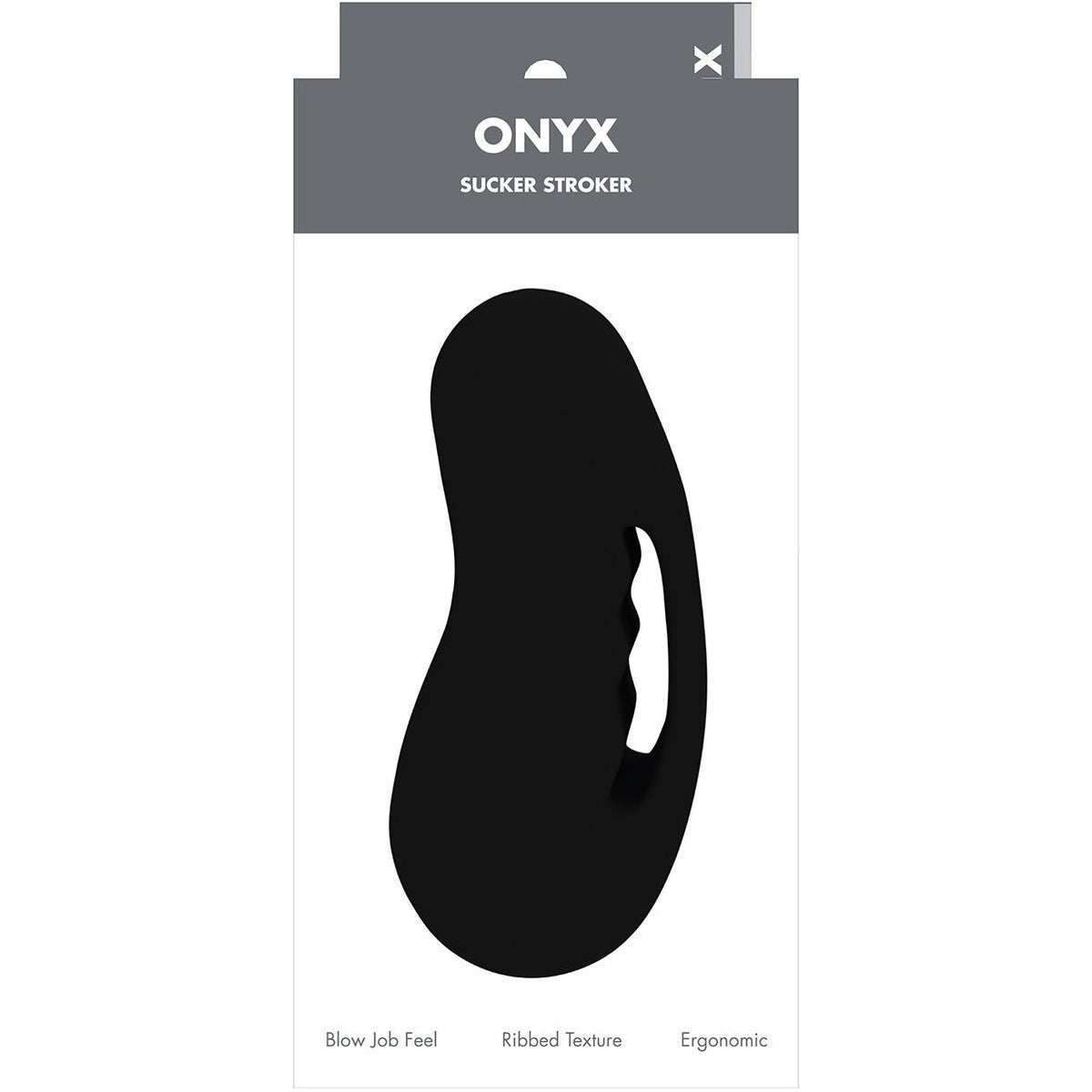 Linx Onyx Sucker Stroker - Black