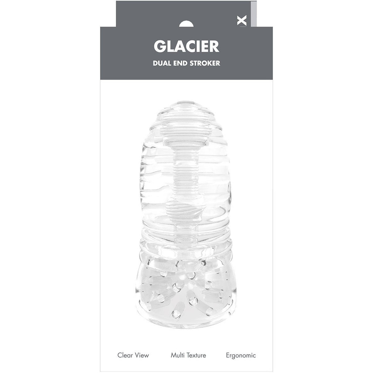 Linx Glacier Dual End Stroker - Clear