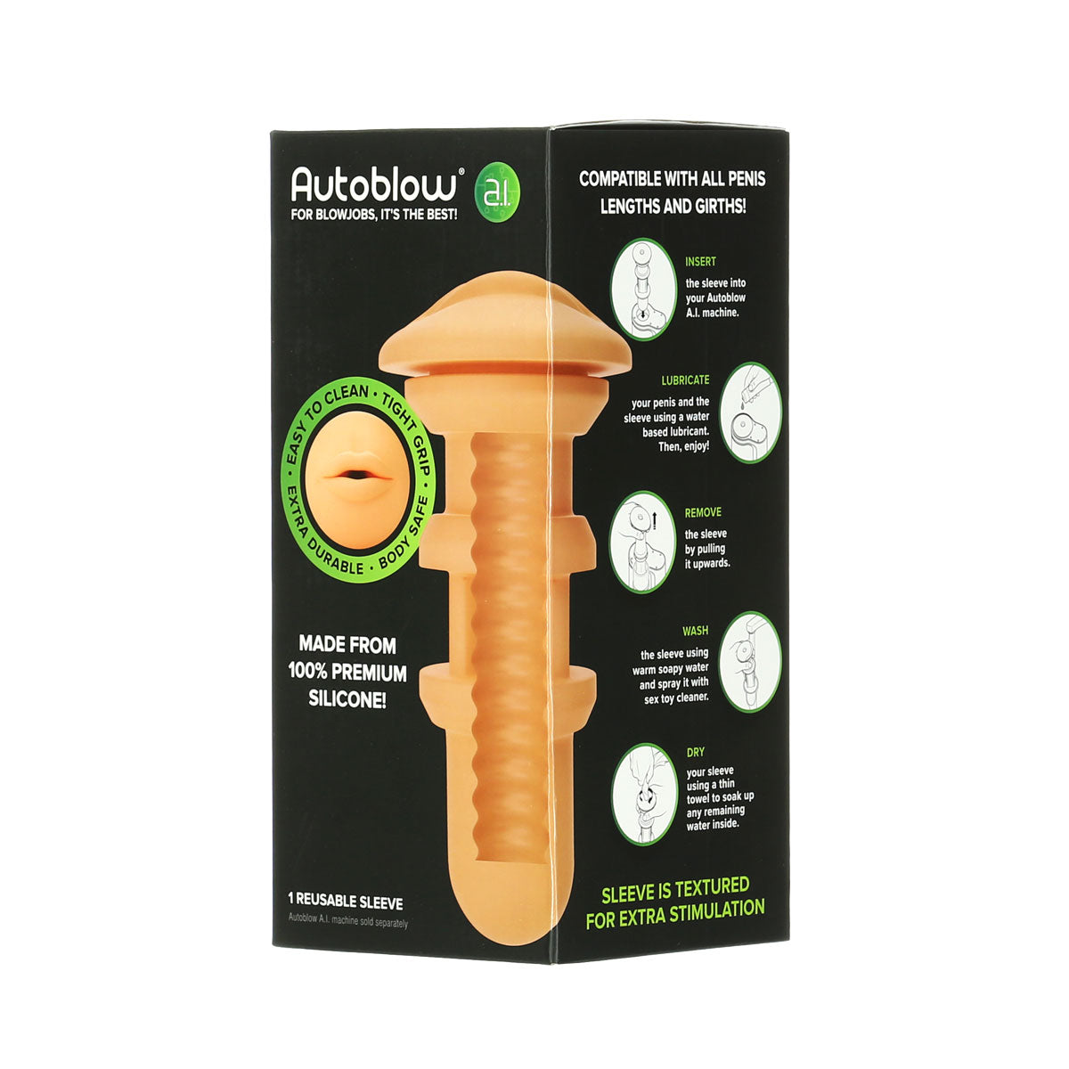 Autoblow A.I. – Reusable Sleeve - Mouth