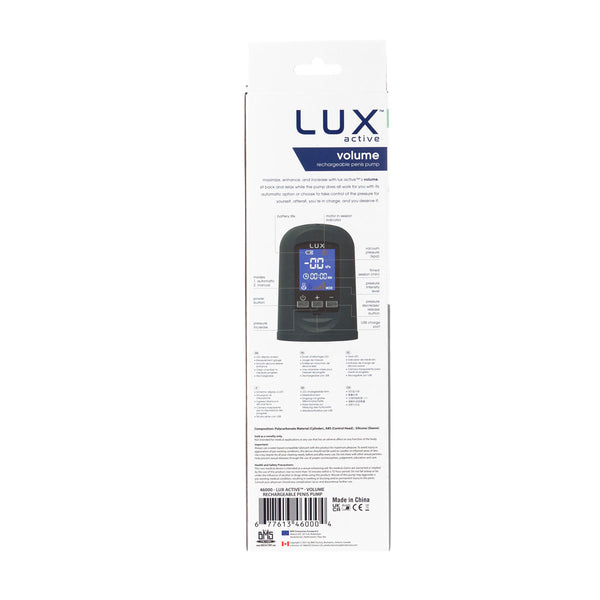 LUX active® Volume – Rechargeable Penis Pump