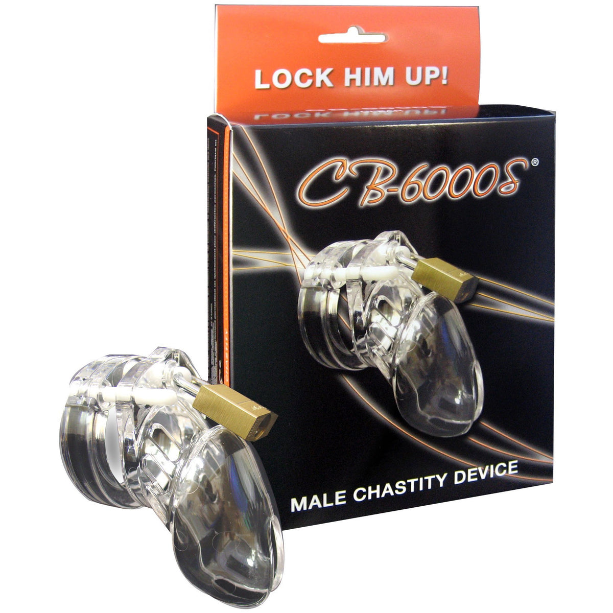 CB-6000S Clear Male Chastity Device