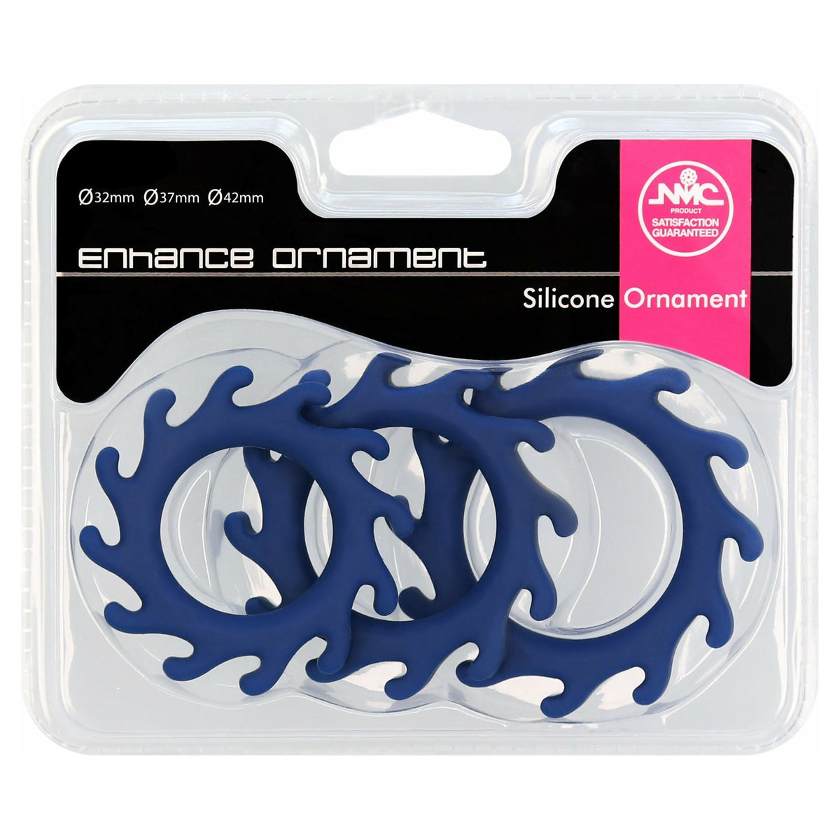 NMC Enhance - 3 Silicone Cock Rings - Blue