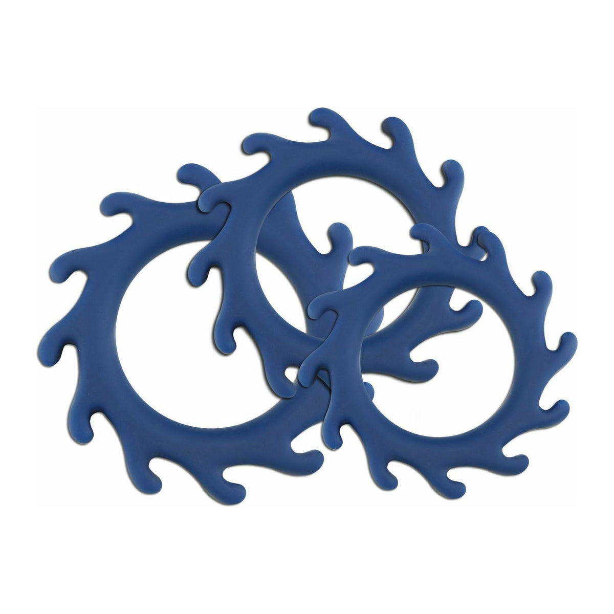 NMC Enhance - 3 Silicone Cock Rings - Blue