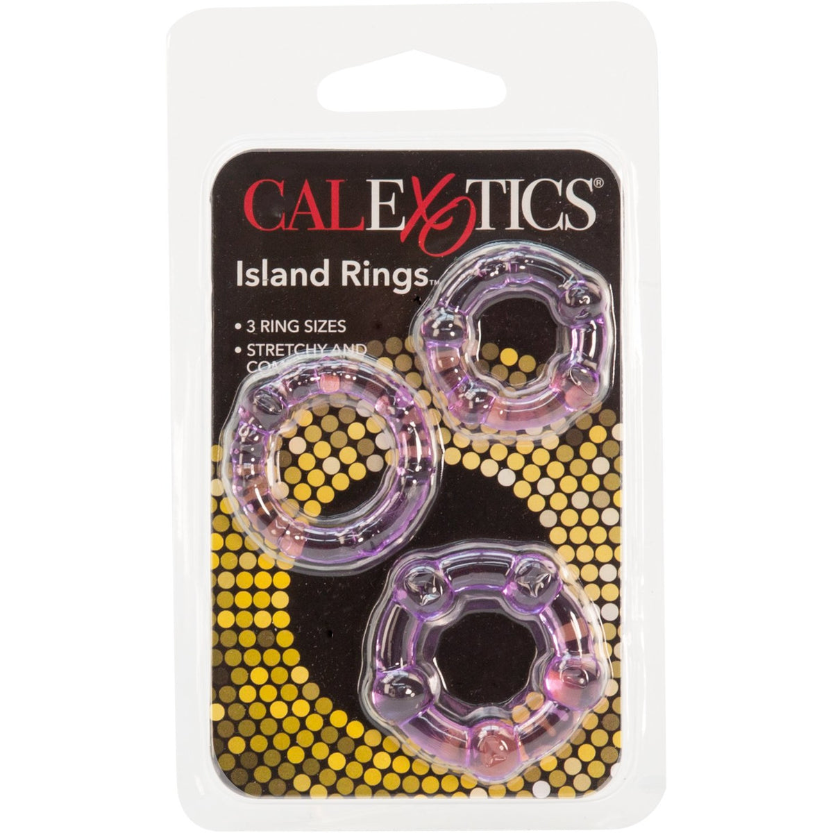CalExotics Silicone Island Rings - Purple
