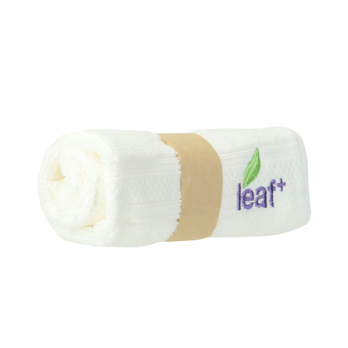 Swan Leaf+ Hand Towel – White