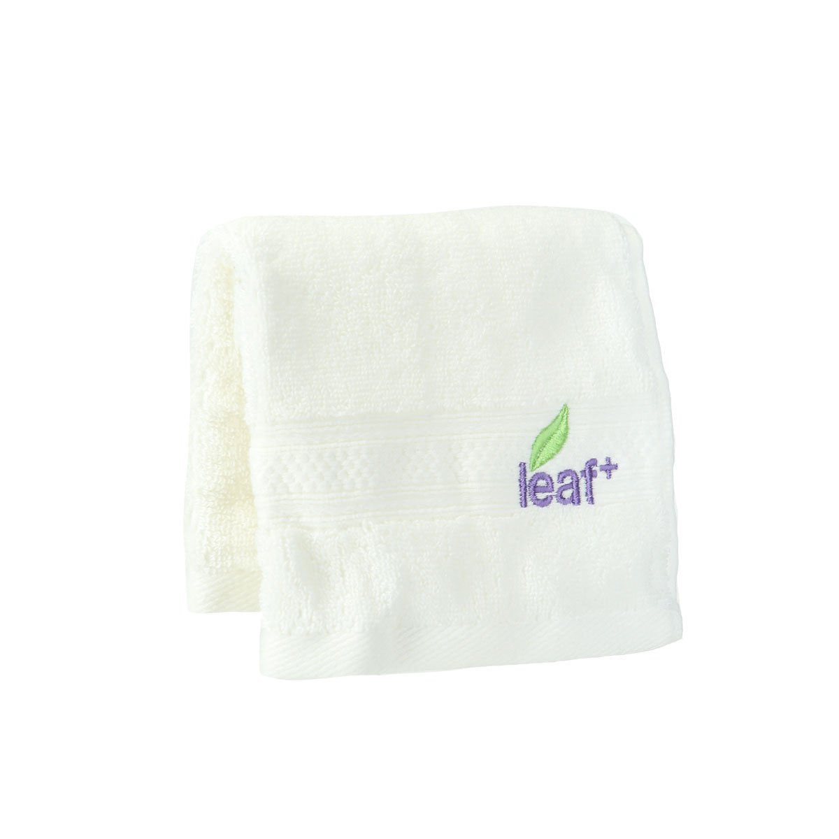 Swan Leaf+ Hand Towel – White