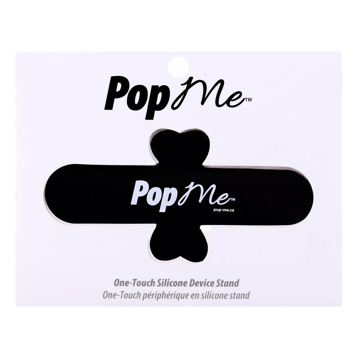 Pop Me Silicone Phone Stand - Black