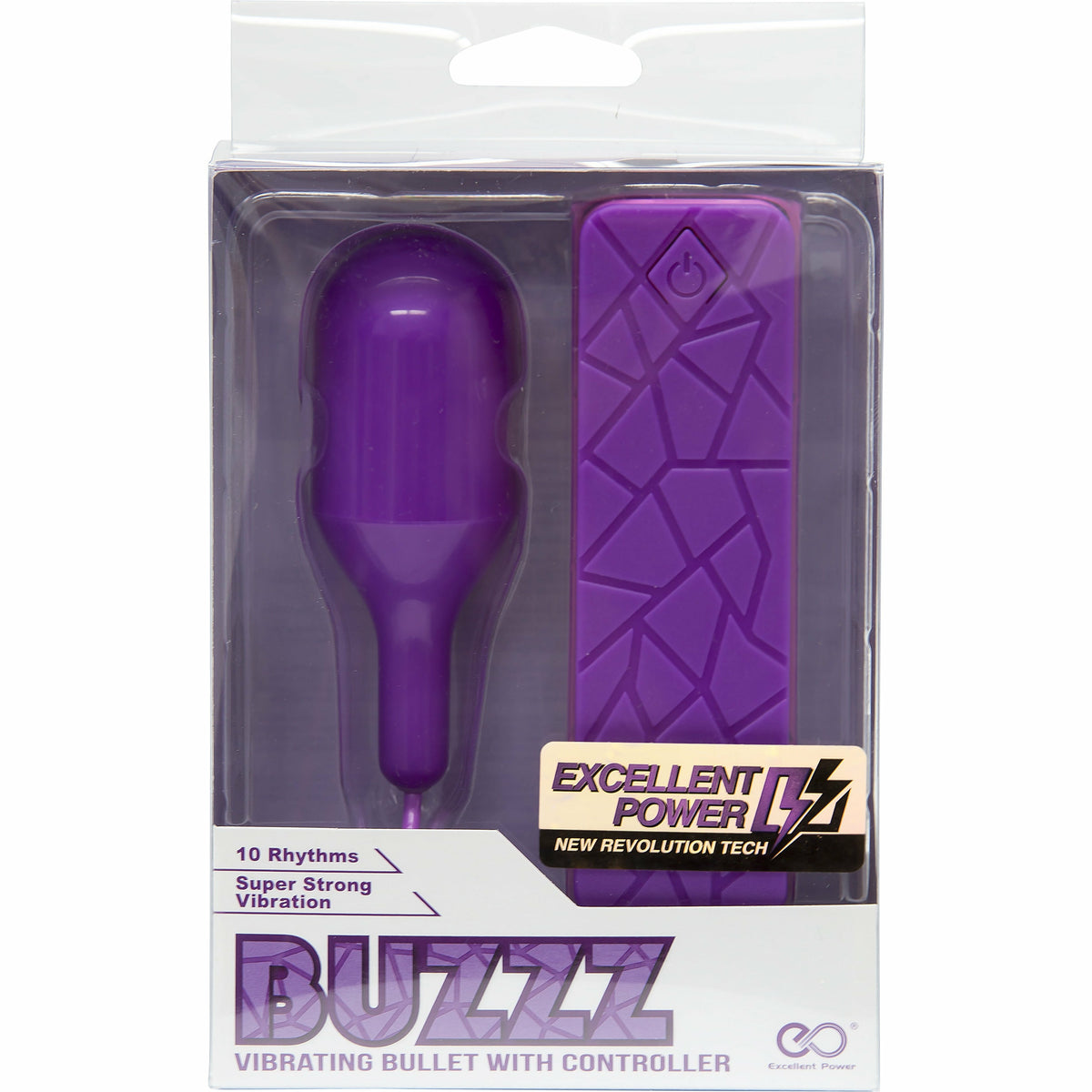 NMC Buzzz - Bullet Vibrator with Remote - 3.5&quot; - Purple
