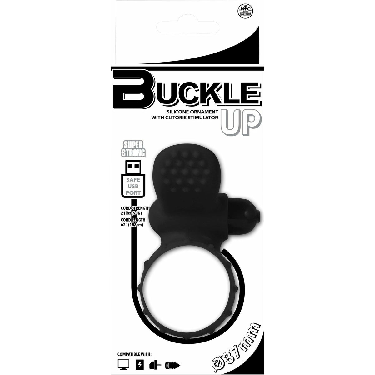 NMC Buckle Up - Vibrating Cock Ring - Black
