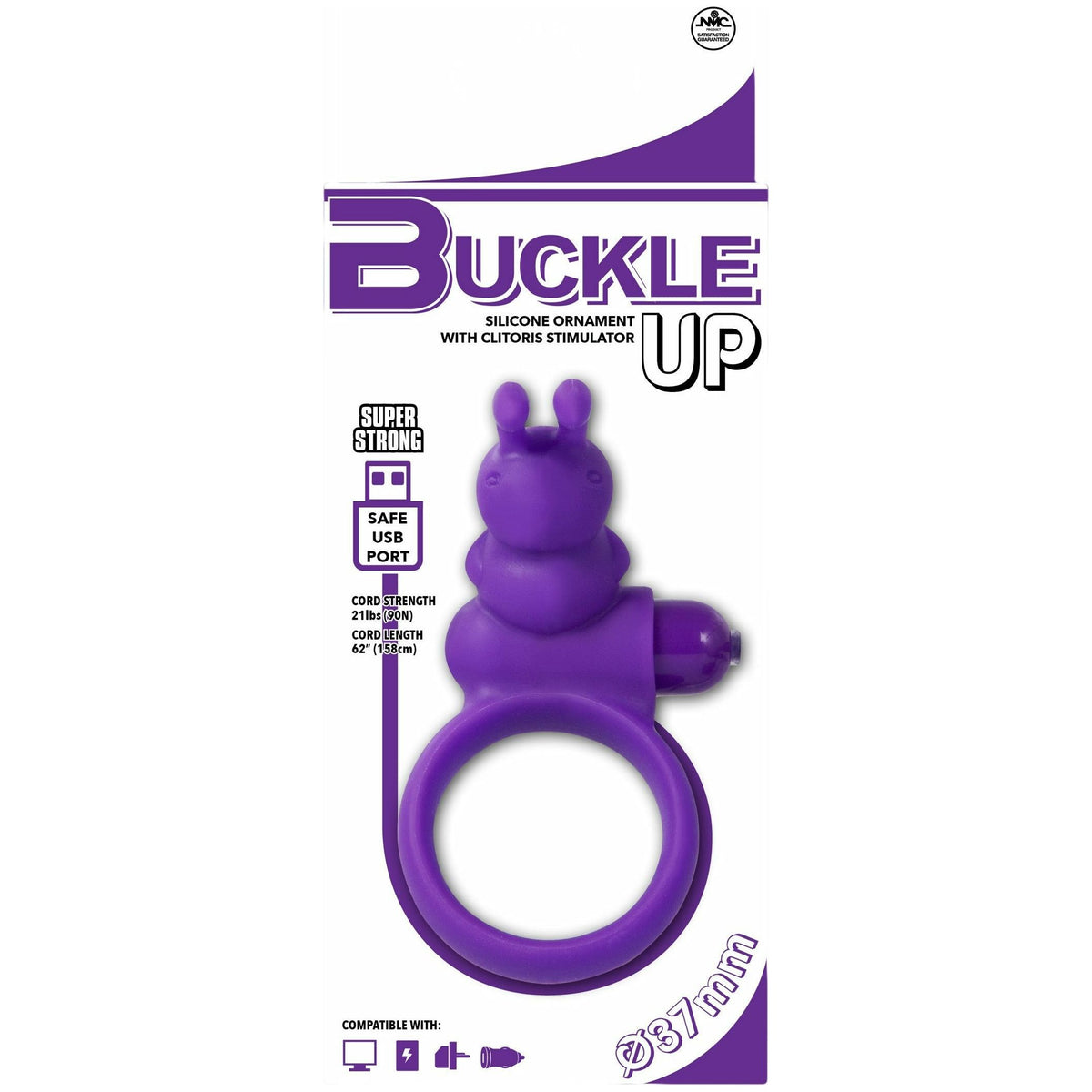 NMC Buckle Up - Vibrating Cock Ring - Purple