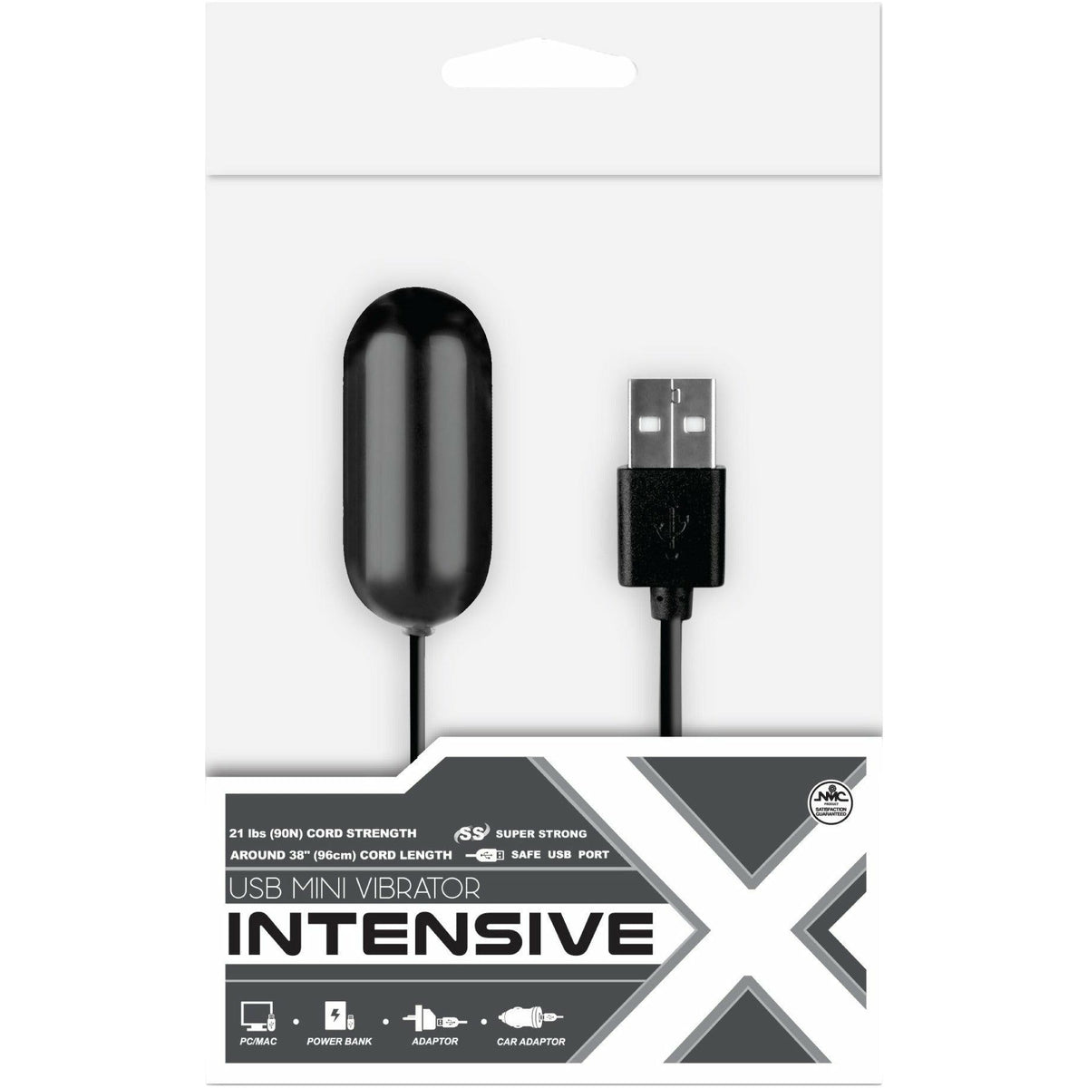 NMC Intensive X - Bullet Vibrator - Rechargeable - Black