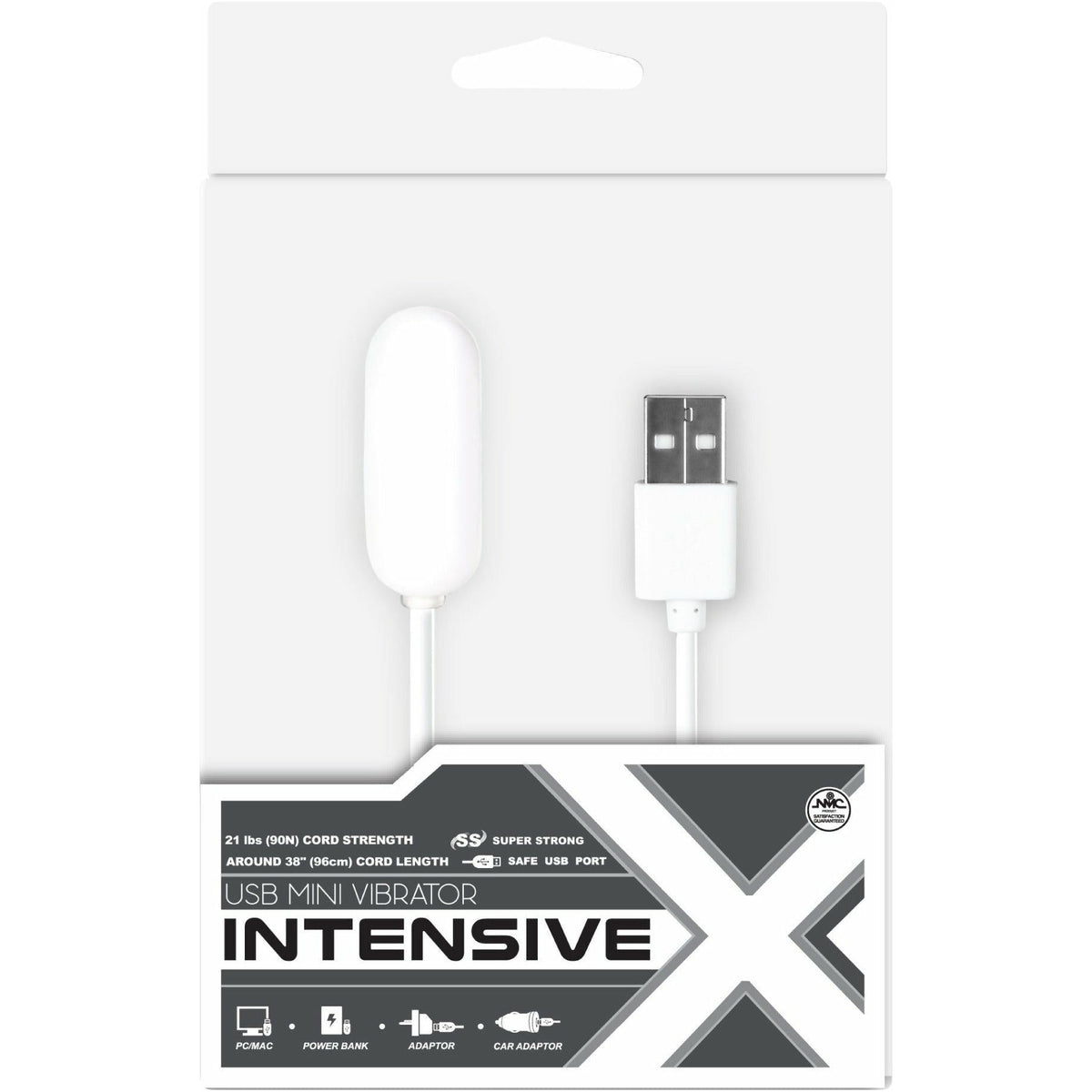 NMC Intensive X - Mini Bullet Vibrator - Rechargeable - White