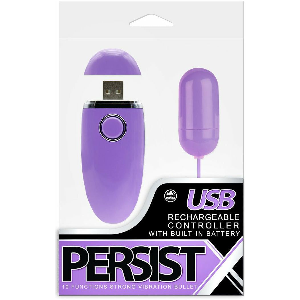 NMC Persist X - Bullet Vibrator - Rechargeable - Purple