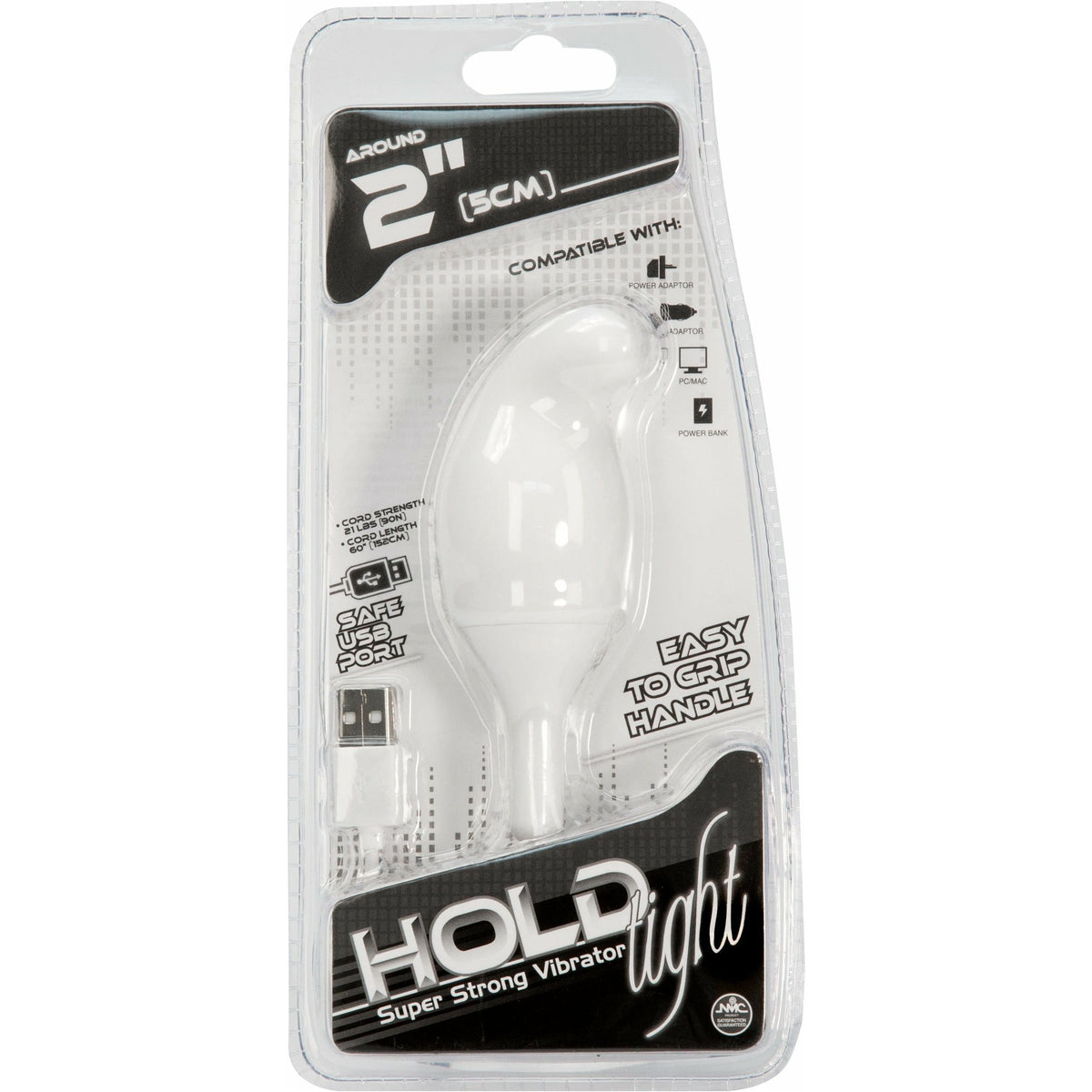 NMC Hold Tight - G-Spot Vibrator - Rechargeable - White