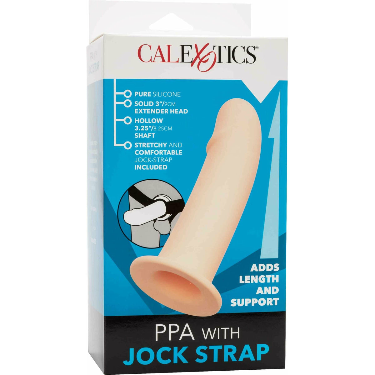 CalExotics PPA with Jock Strap - Ivory