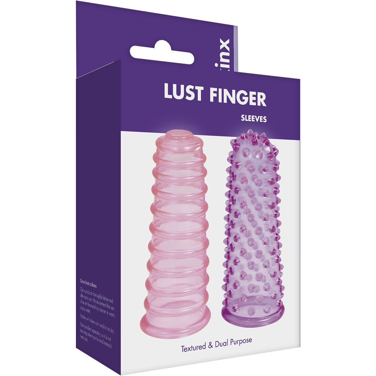 Kinx Lust Finger Sleeves - Pink and Purple