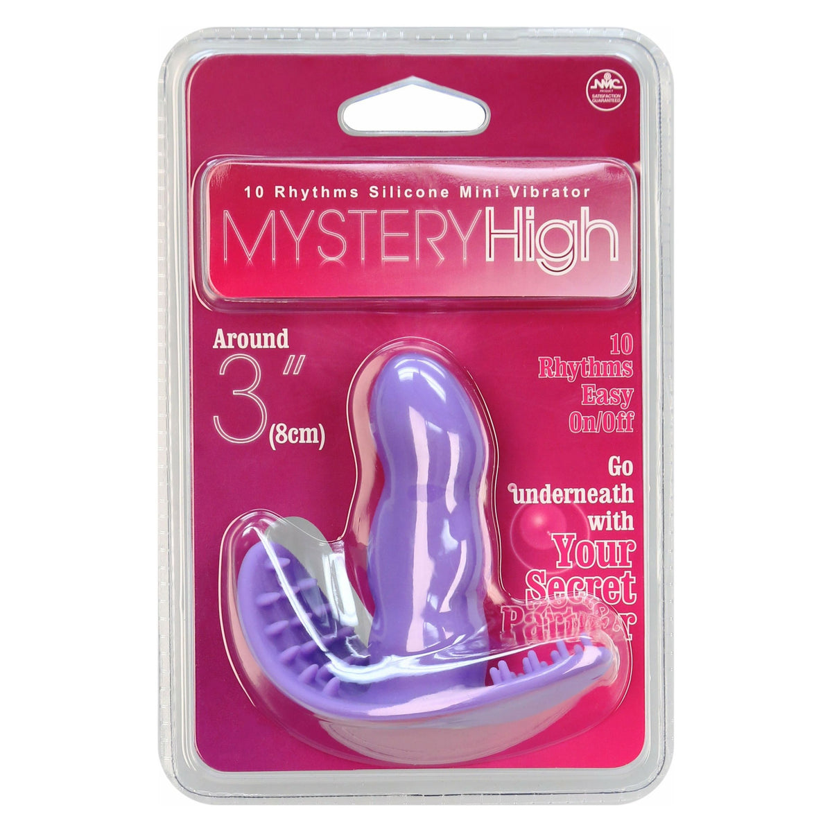 NMC Mystery High - Vibrating Butt Plug - Purple