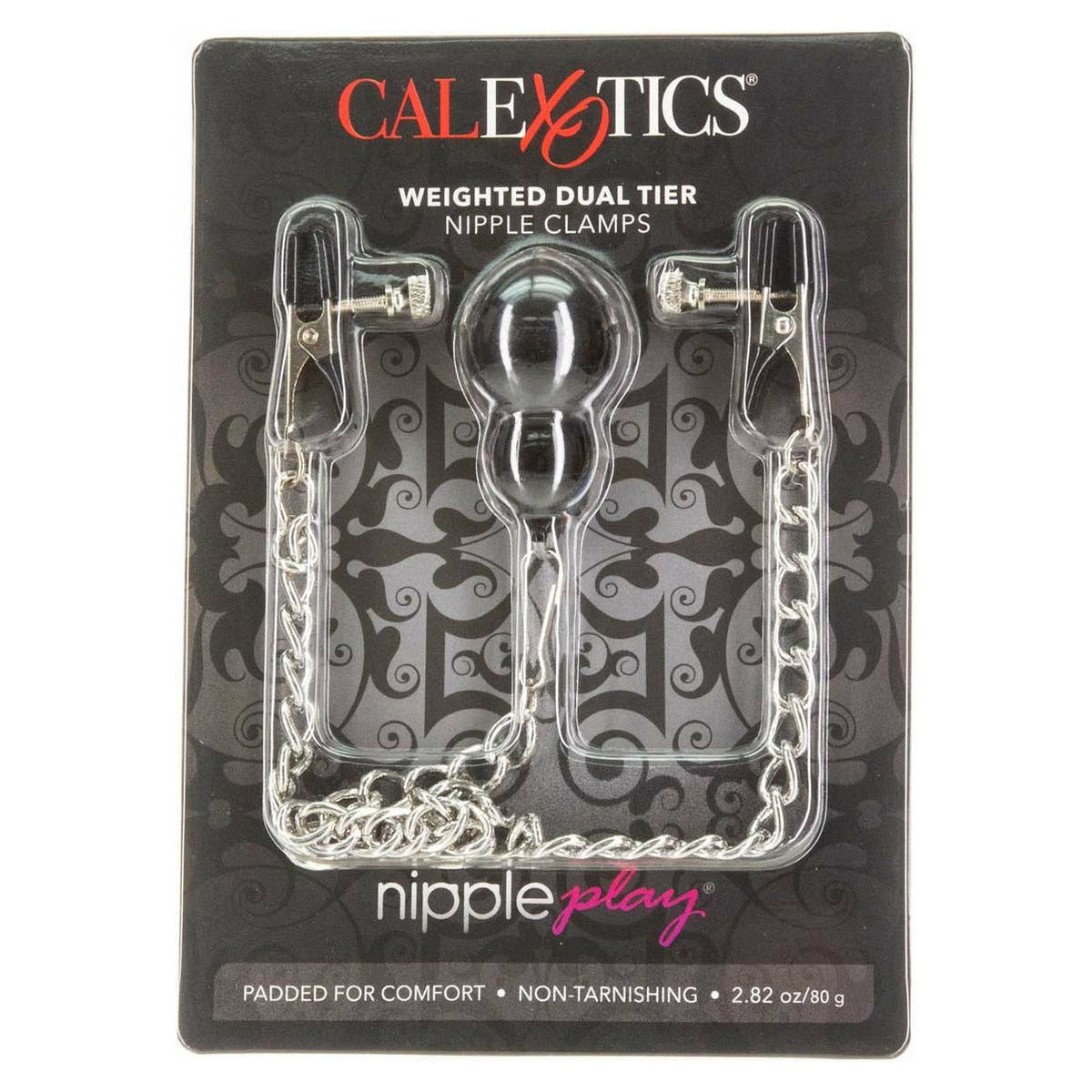 CalExotics Nipple Play - Weighted Dual Tier Nipple Clamps