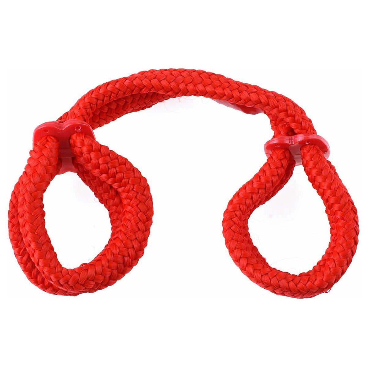 Pipedream Products Fetish Fantasy Series Silk Rope Love Cuffs - Red