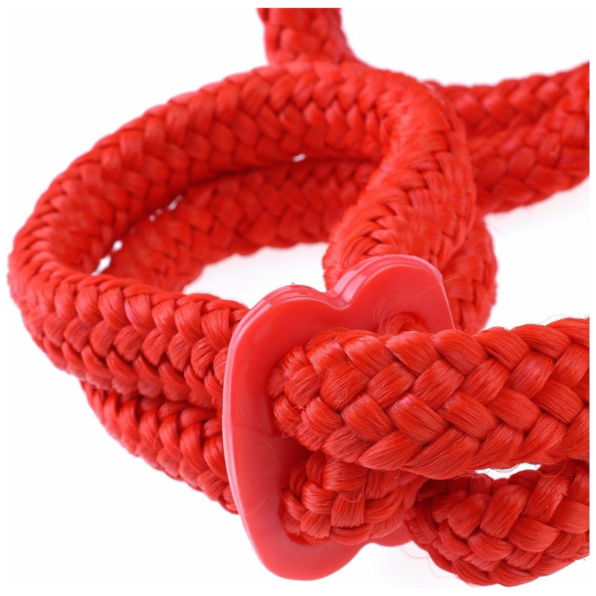 Pipedream Products Fetish Fantasy Series Silk Rope Love Cuffs - Red