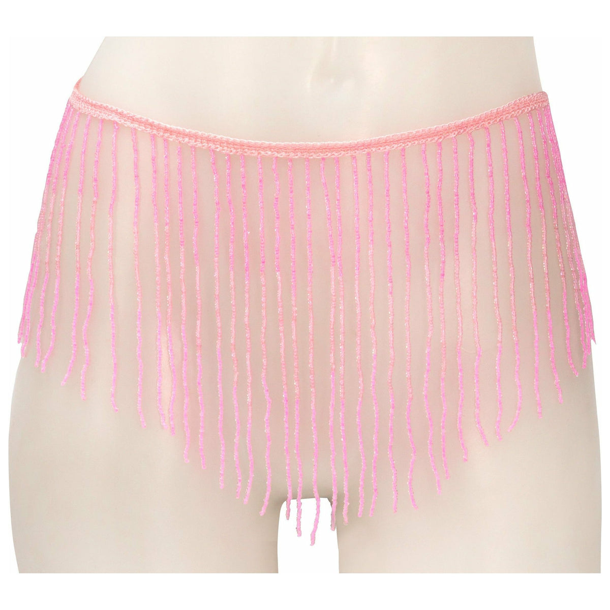 Nanma Beaded String Skirt - Pink