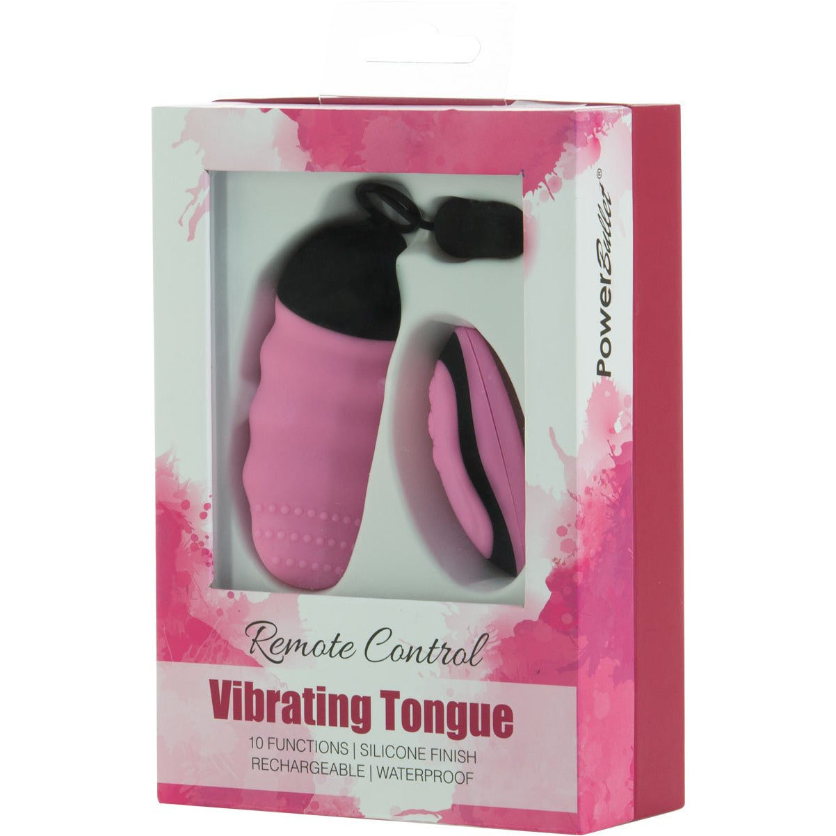 PowerBullet Remote Control Vibrating Tongue Pink BMS Enterprises