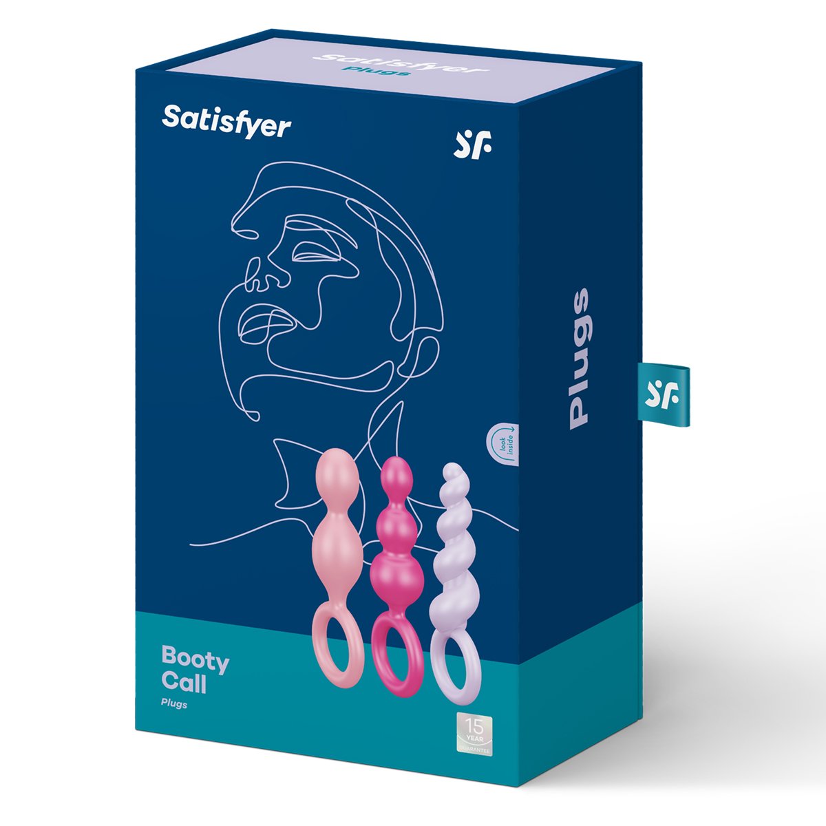 Satisfyer Butt Plugs – 3 Piece Added Value Pack – Multicolour