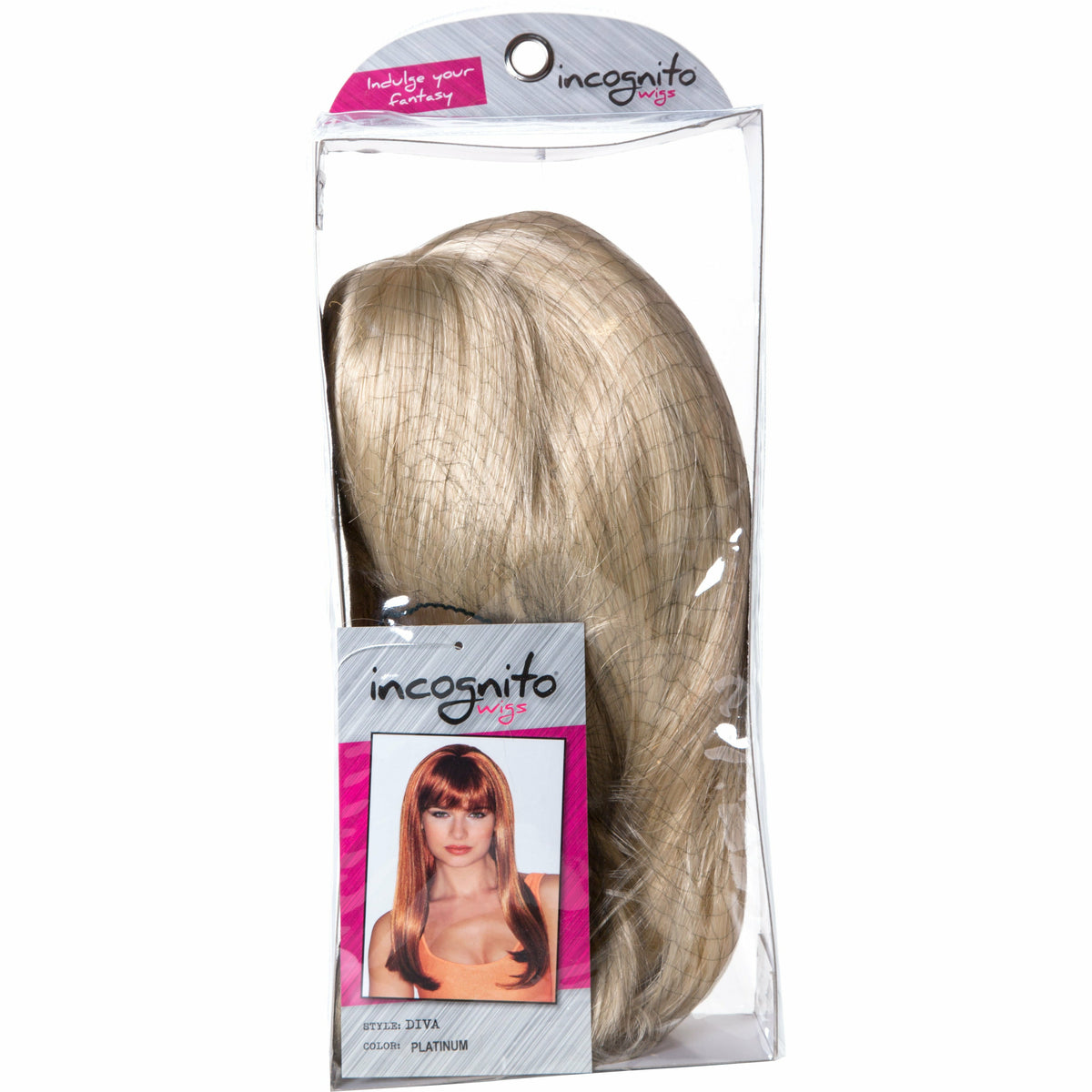 Incognito Wigs Costume Wig - Diva - Platinum